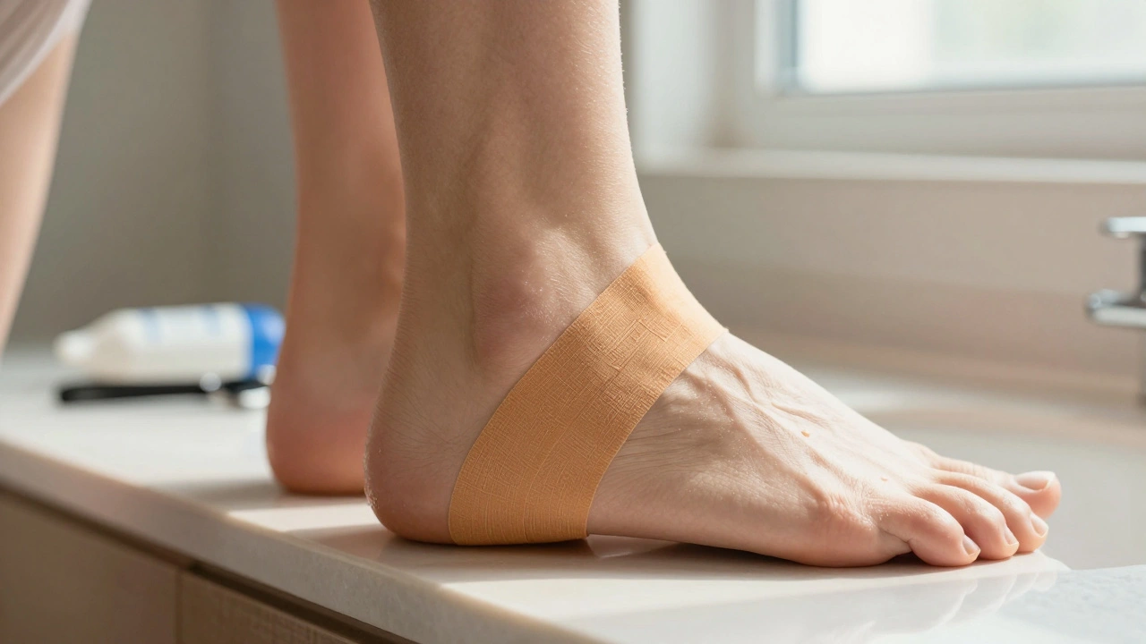 Jak si zatejpovat patu: krok za krokem pro úlevu od bolesti