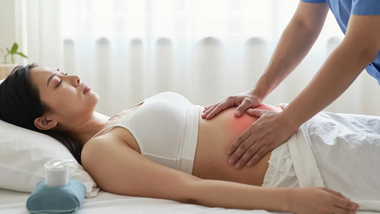 Jak bolí zvětšování dělohy po porodu?