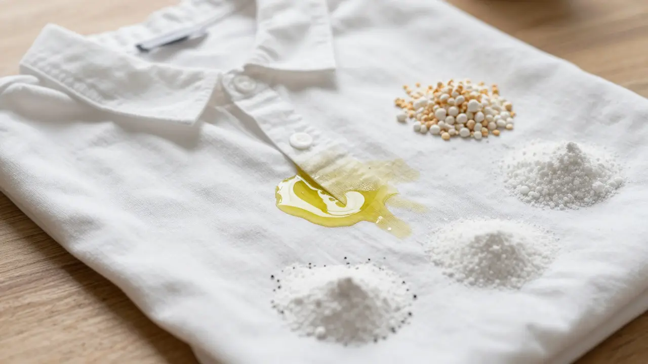 Jak odstranit skvrny od olivového oleje: Osvědčené metody pro textil, dřevo a kámen